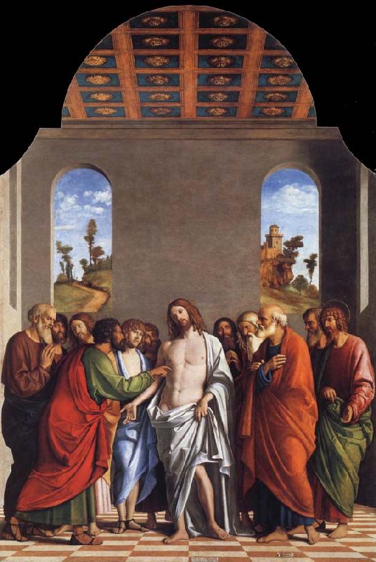MORONI, Giovanni Battista The Incredulity of Saint Thomas oil painting picture